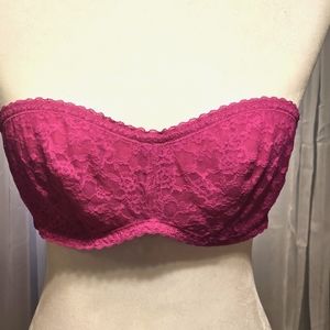 Victoria's Secret Strapless Lace Bra